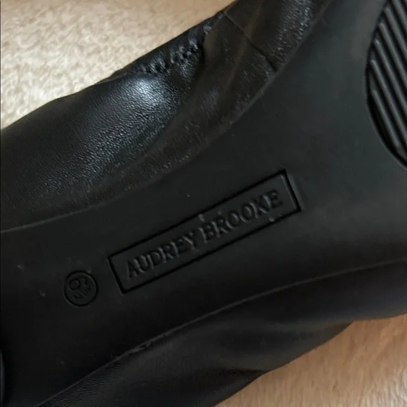 Audrey Brooke Black Beaded Flats - Picture 8 of 8